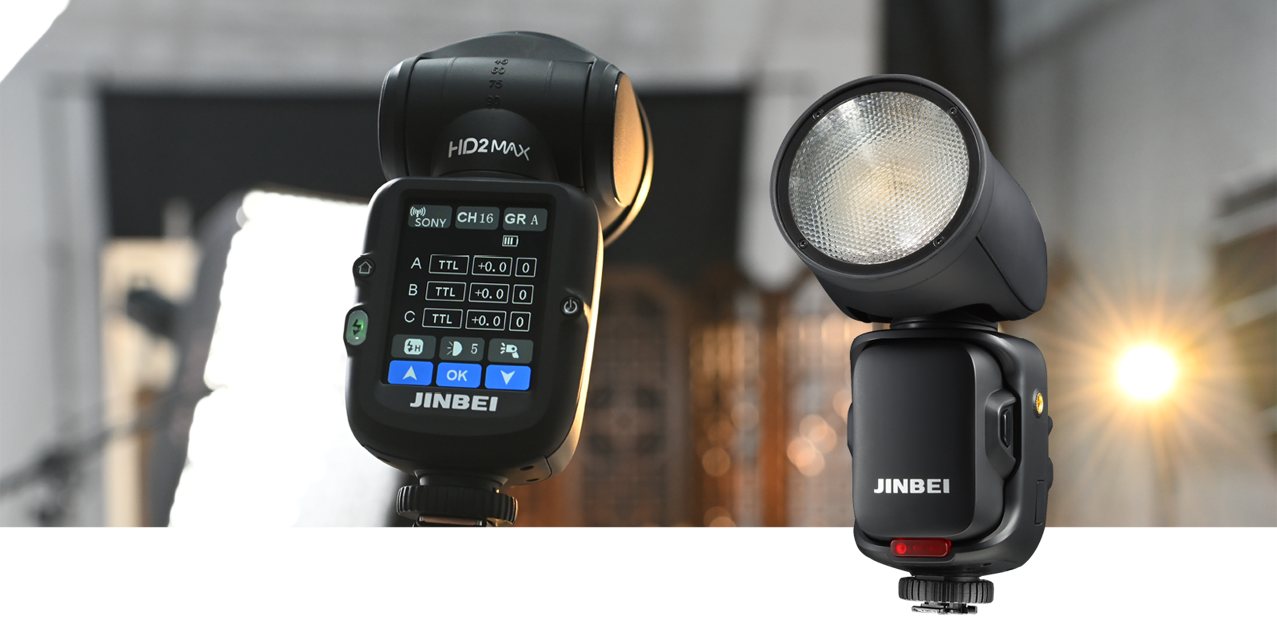 Jinbei präsentiert den Aufsteckblitz HD-2 Max für Sony-Kameras