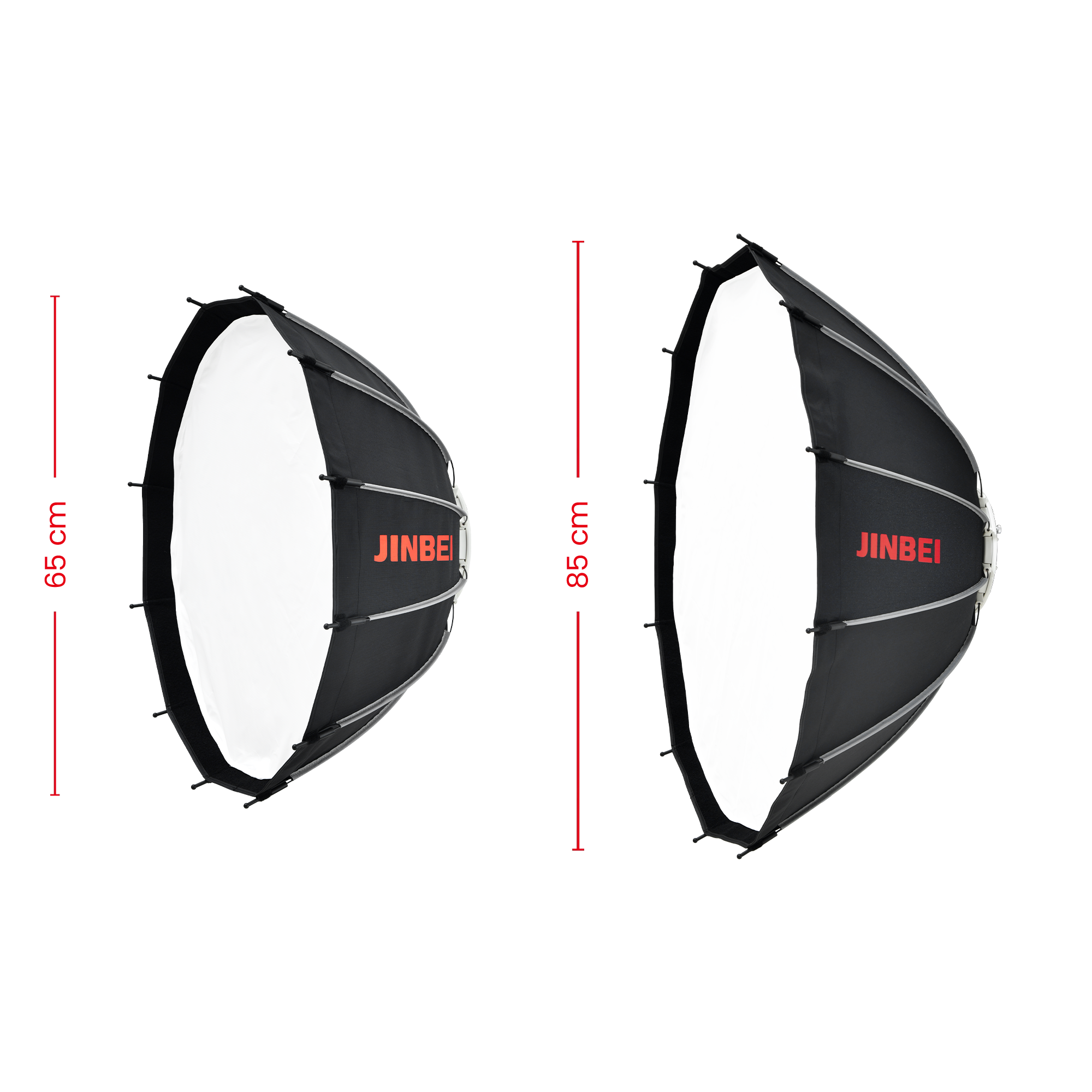 Beauty Dish Lichtformer | 65 cm / 85 cm | für Studioblitze