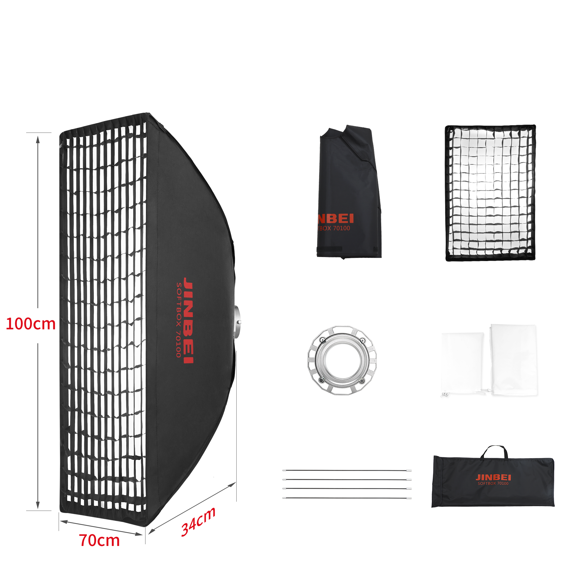 Softbox | Standard-Verschluss | Strip