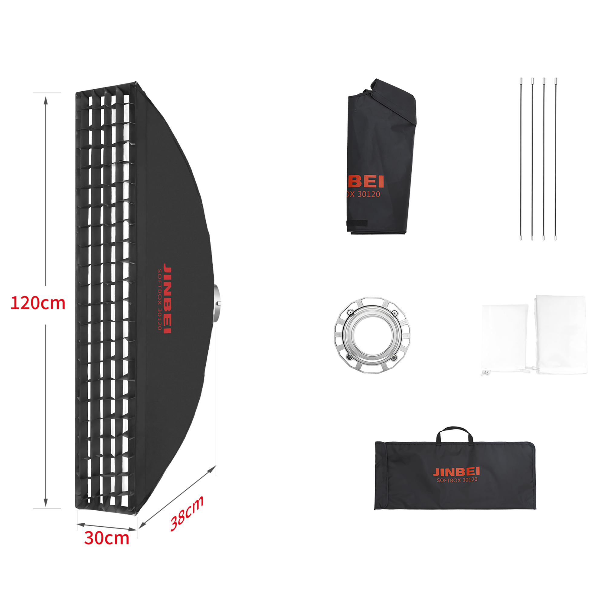 Softbox | Standard-Verschluss | Strip