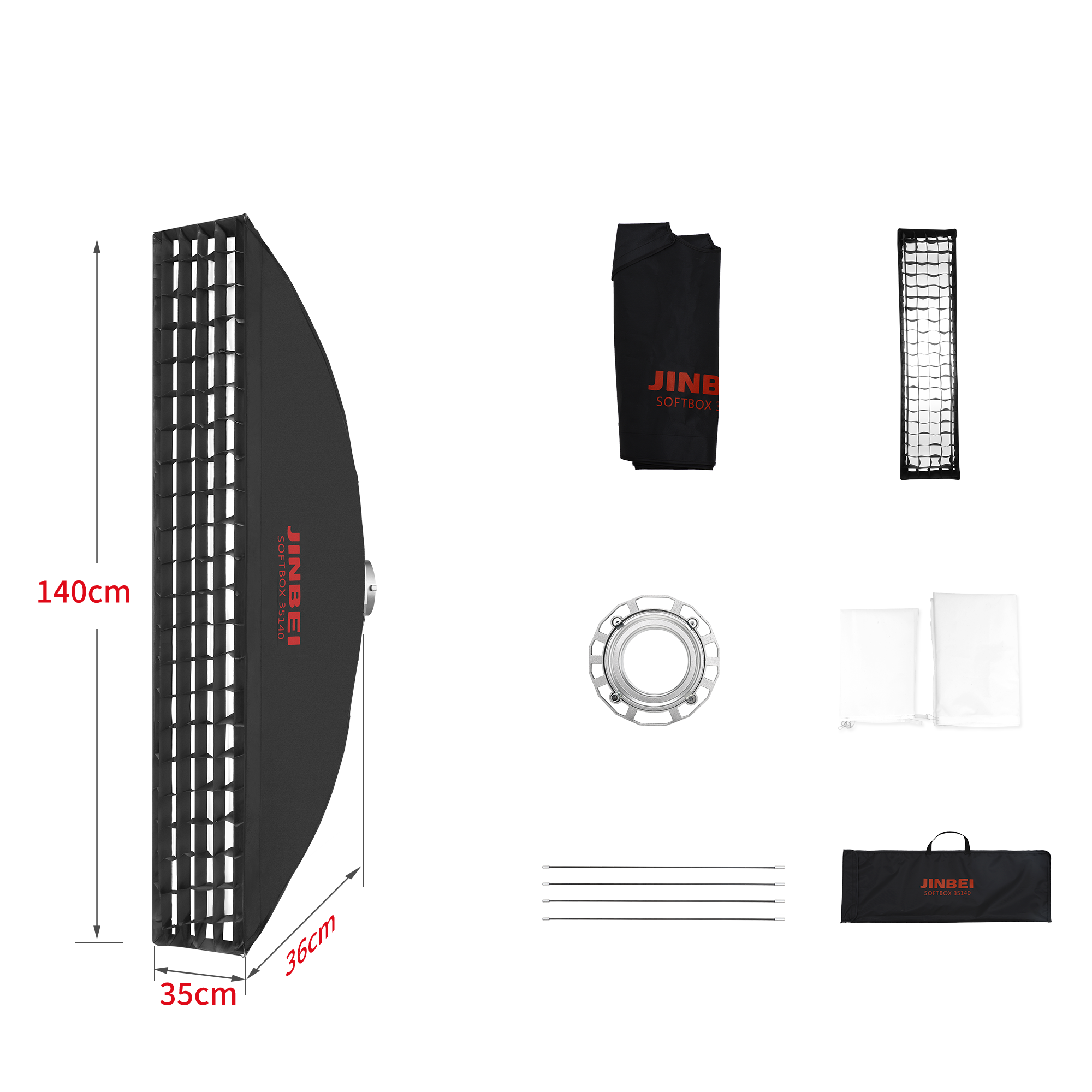 Softbox | Standard-Verschluss | Strip
