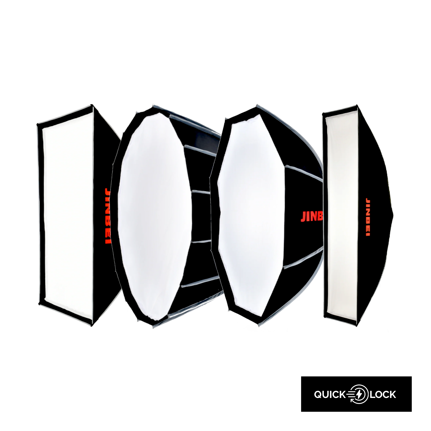 Softboxen mit Schnellverschluss