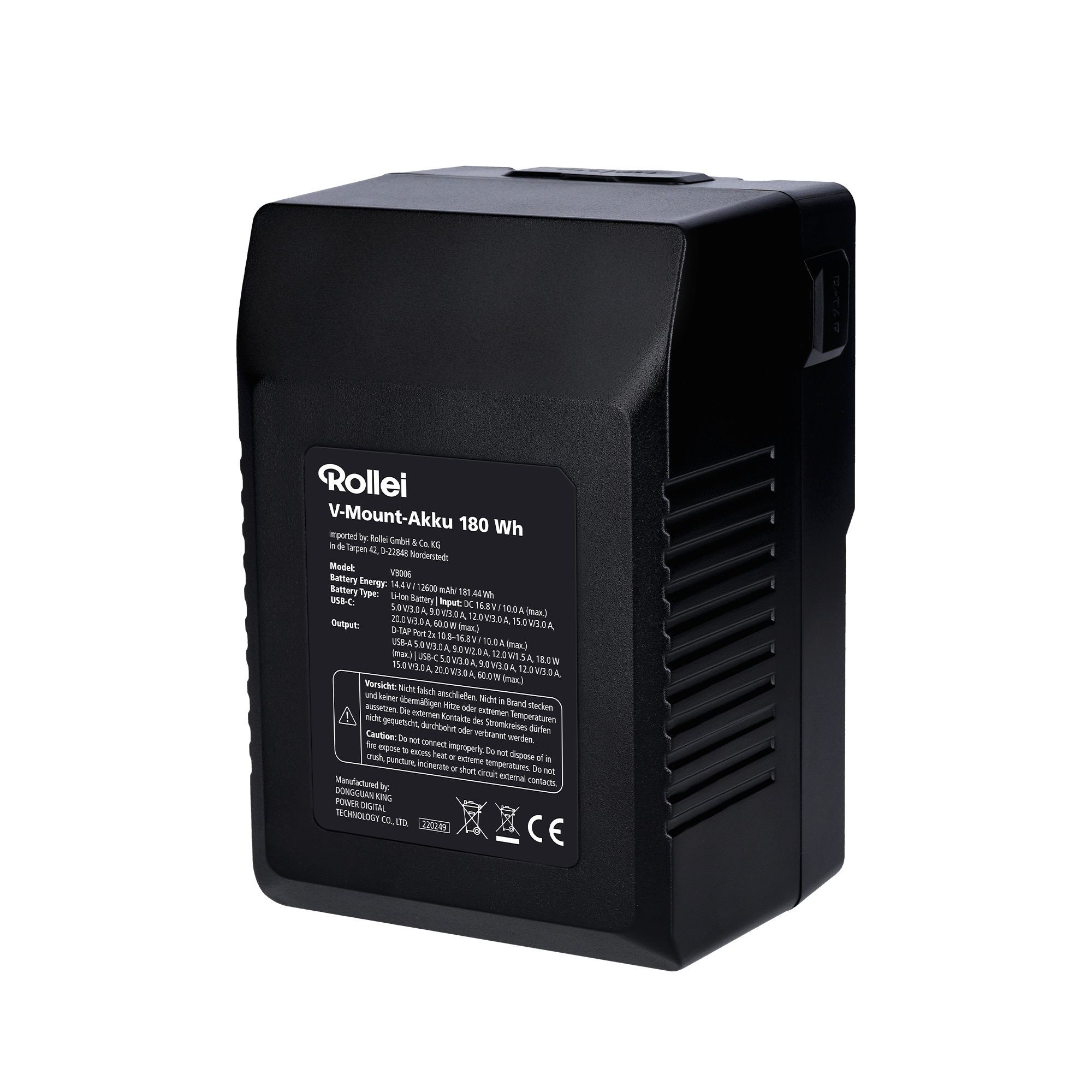 V-Mount Akku | 180 Wh
