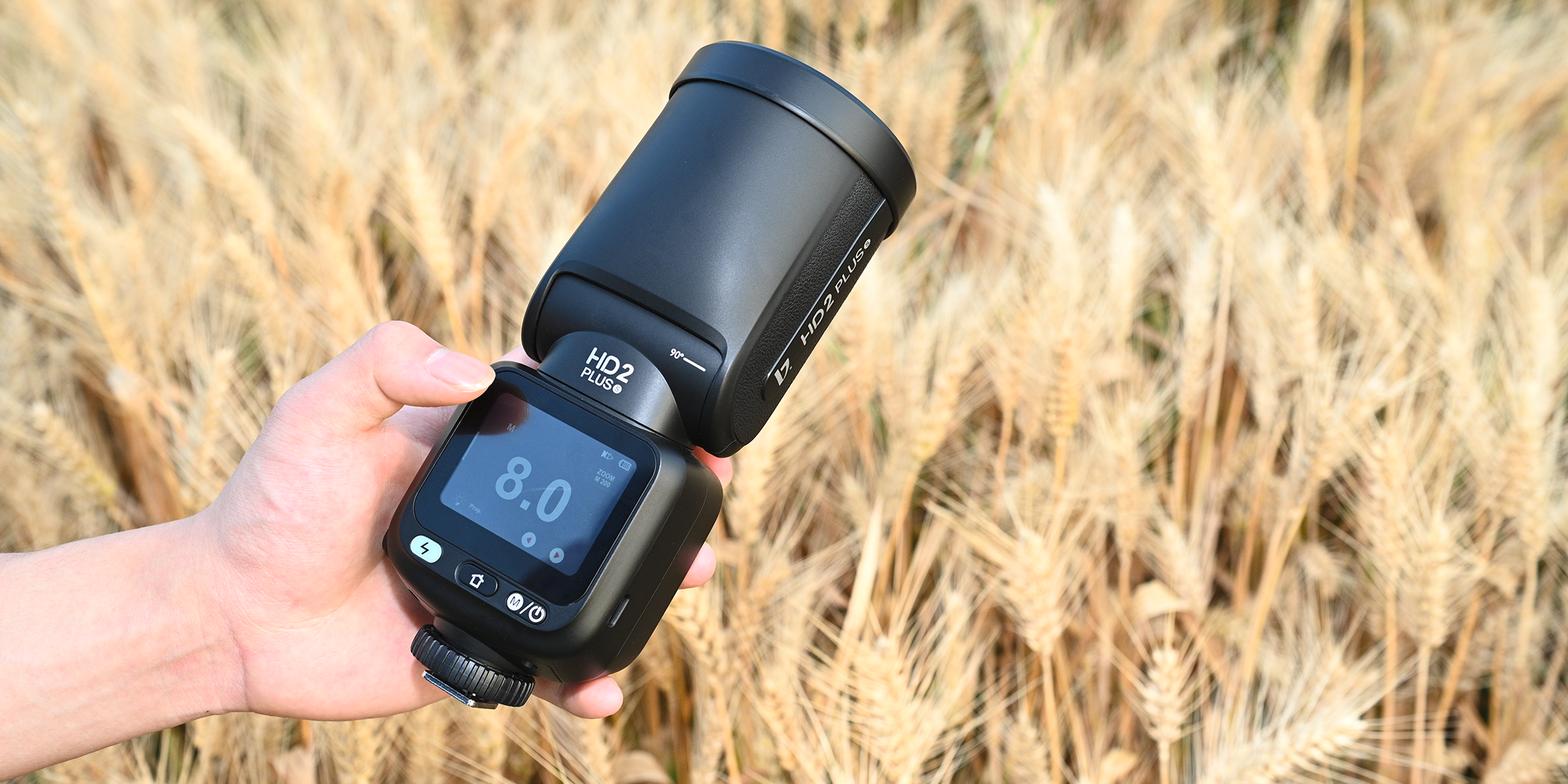 Der kompakte Aufsteckblitz HD-2 Plus  von Jinbei für jede Lichtsituation