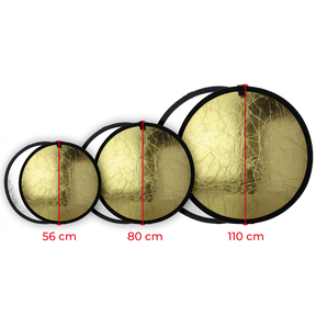 Double-sided folding reflector