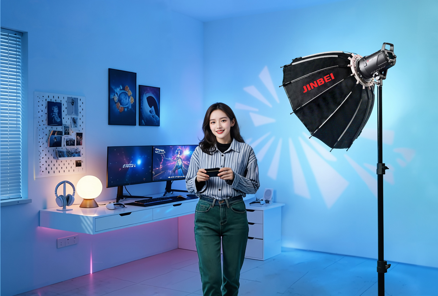 EF-120C RGB LED-Dauerlicht