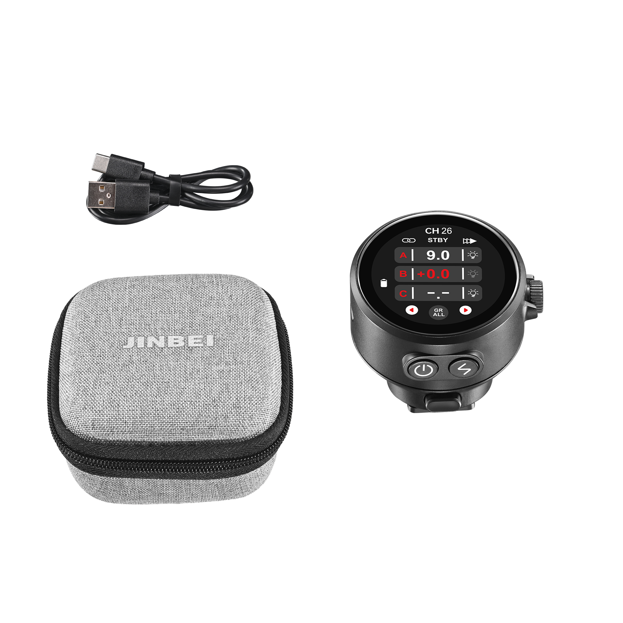 Profi Funksender TR-Q8 II Touch | für Studioblitze