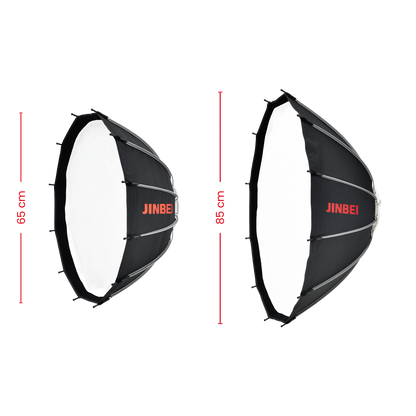 Beauty Dish Lichtformer | 65 cm / 85 cm | für Studioblitze