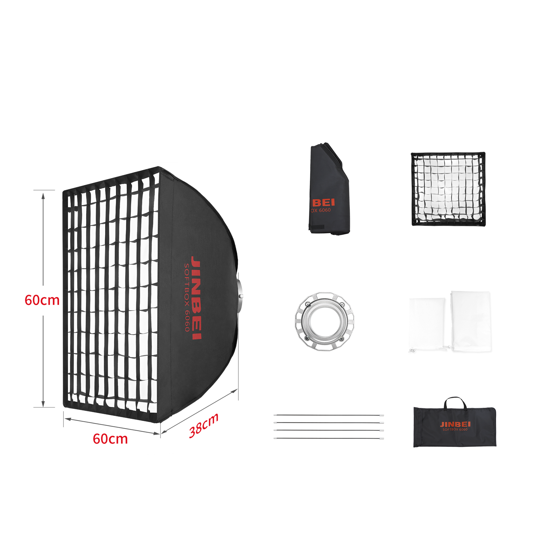 BM Softbox | versch. Größen | mit Grid
