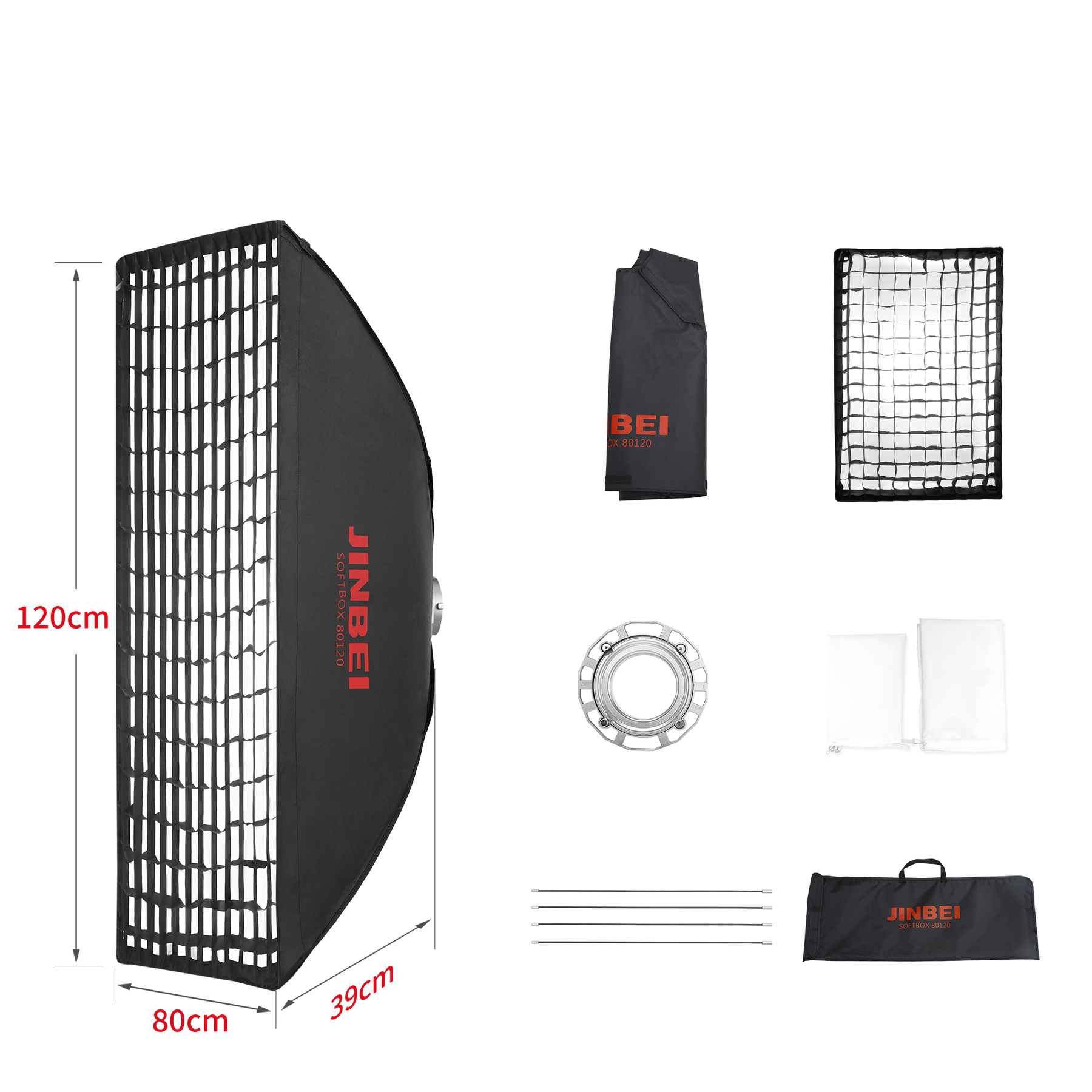 BM Softbox | versch. Größen | mit Grid