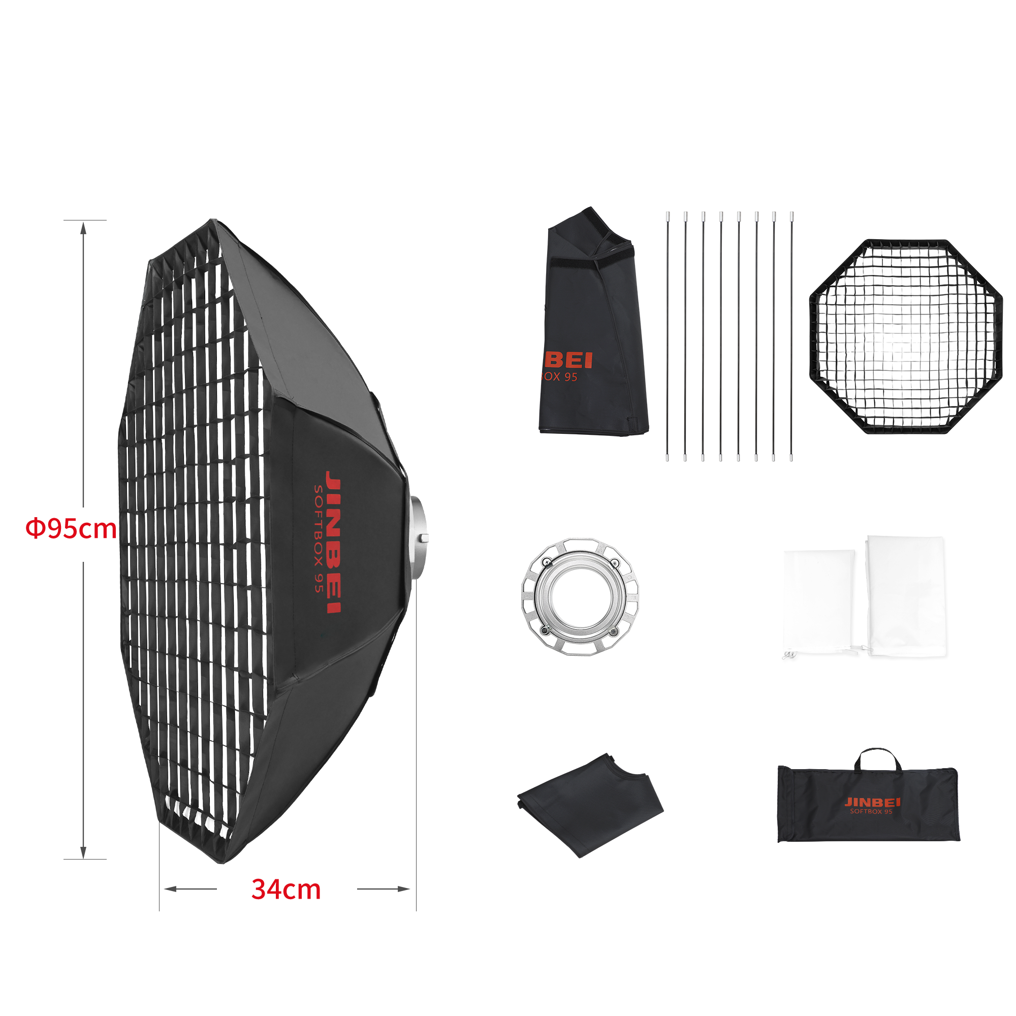 BM Softbox | various sizes | with grid