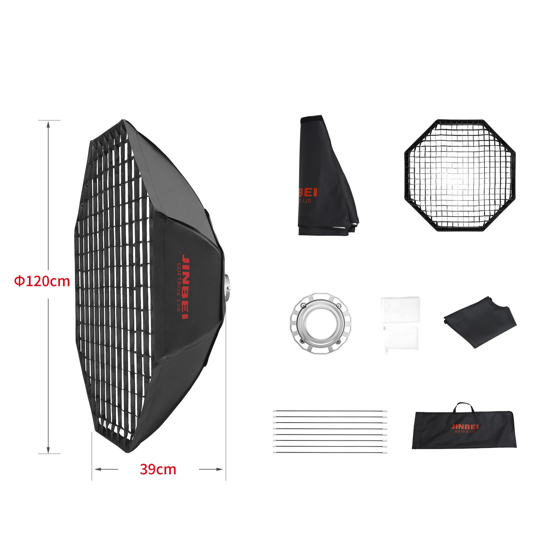 BM Softbox | versch. Größen | mit Grid