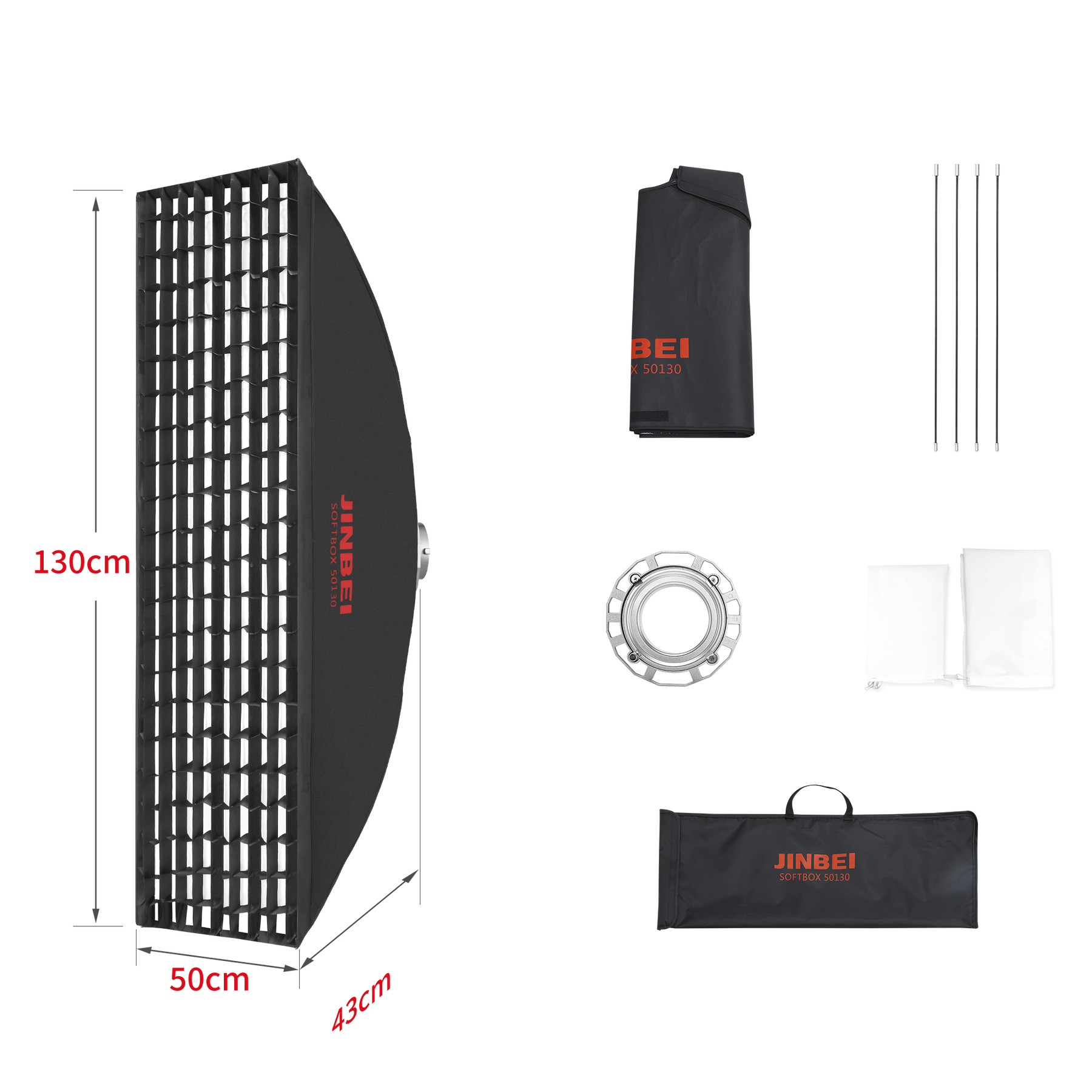 BM Softbox | versch. Größen | mit Grid