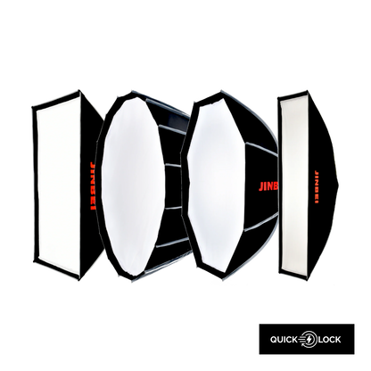 Softboxen mit Schnellverschluss