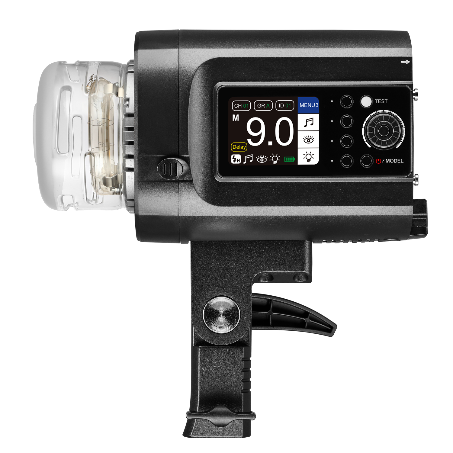 HD-400 TTL Pro studio flash with 400 W battery