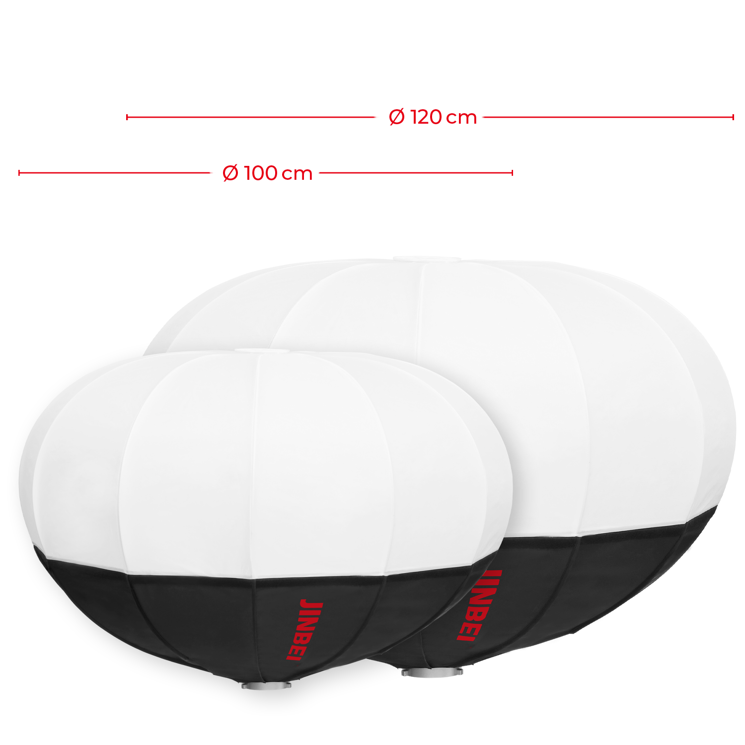 Softbox Quick Ball | 100 cm / 120 cm | mit Lichtkontrollvorhang