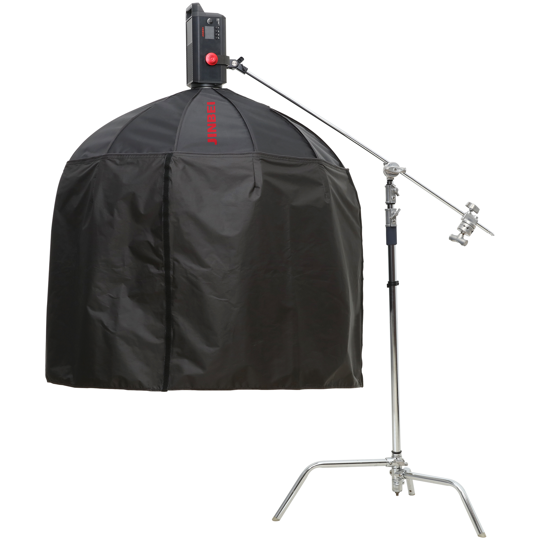 Quick-Ball-Softbox with light control curtain