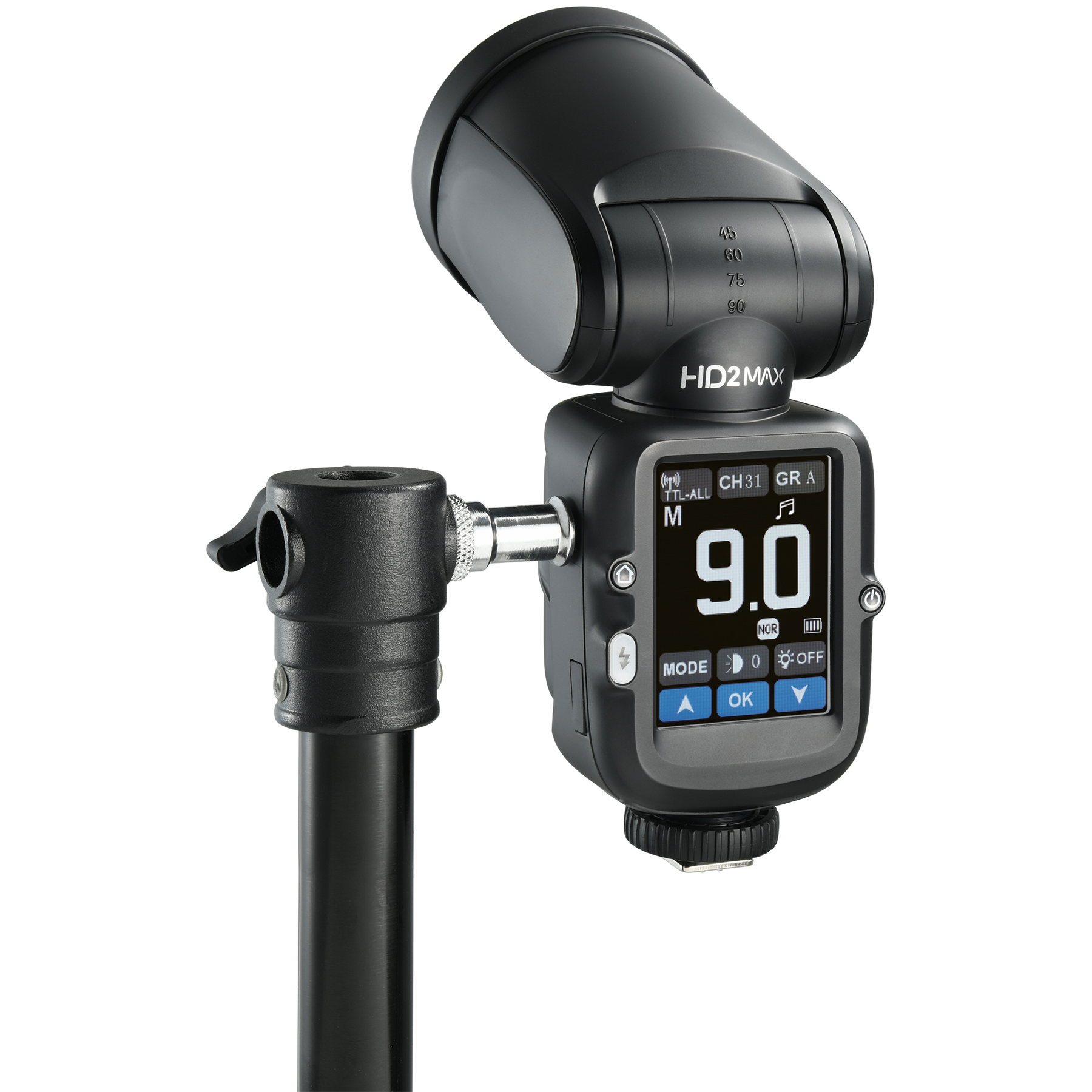 B-stock:HD-2 Max clip-on flash